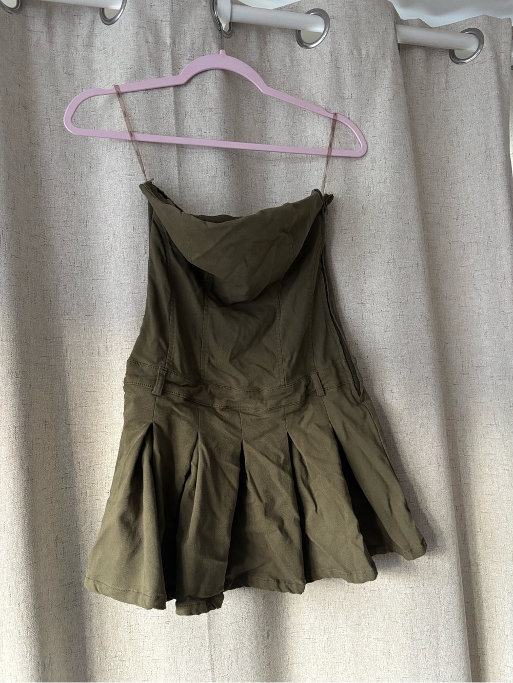 Blashe Olive Strapless Women's Dress - S